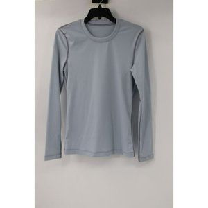 James Perse pullover Womens 2 Blue Long Sleeve crew Neck Polyester stretch shirt